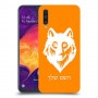 זאב כיסוי מגן קשיח בעיצוב אישי עם השם שלך ל Samsung Galaxy A50 יחידה אחת סקרין מובייל