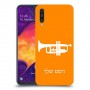 חצוצרה כיסוי מגן קשיח בעיצוב אישי עם השם שלך ל Samsung Galaxy A50 יחידה אחת סקרין מובייל