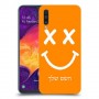 סמיילי כיסוי מגן קשיח בעיצוב אישי עם השם שלך ל Samsung Galaxy A50 יחידה אחת סקרין מובייל