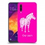 זברה כיסוי מגן קשיח בעיצוב אישי עם השם שלך ל Samsung Galaxy A50 יחידה אחת סקרין מובייל