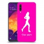 ג'וגלין - אישה כיסוי מגן קשיח בעיצוב אישי עם השם שלך ל Samsung Galaxy A50 יחידה אחת סקרין מובייל