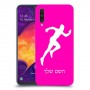רץ כיסוי מגן קשיח בעיצוב אישי עם השם שלך ל Samsung Galaxy A50 יחידה אחת סקרין מובייל
