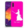 סמוראי כיסוי מגן קשיח בעיצוב אישי עם השם שלך ל Samsung Galaxy A50 יחידה אחת סקרין מובייל