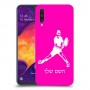 שחקן טניס כיסוי מגן קשיח בעיצוב אישי עם השם שלך ל Samsung Galaxy A50 יחידה אחת סקרין מובייל