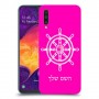 הגה - קפטן - ים כיסוי מגן קשיח בעיצוב אישי עם השם שלך ל Samsung Galaxy A50 יחידה אחת סקרין מובייל