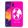 עולם כיסוי מגן קשיח בעיצוב אישי עם השם שלך ל Samsung Galaxy A50 יחידה אחת סקרין מובייל