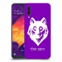 זאב כיסוי מגן קשיח בעיצוב אישי עם השם שלך ל Samsung Galaxy A50 יחידה אחת סקרין מובייל