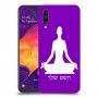 יוגה כיסוי מגן קשיח בעיצוב אישי עם השם שלך ל Samsung Galaxy A50 יחידה אחת סקרין מובייל