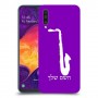 סקספון כיסוי מגן קשיח בעיצוב אישי עם השם שלך ל Samsung Galaxy A50 יחידה אחת סקרין מובייל