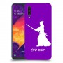 סמוראי כיסוי מגן קשיח בעיצוב אישי עם השם שלך ל Samsung Galaxy A50 יחידה אחת סקרין מובייל