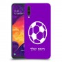 כדורגל - כדור כיסוי מגן קשיח בעיצוב אישי עם השם שלך ל Samsung Galaxy A50 יחידה אחת סקרין מובייל
