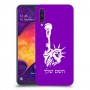 פסל החירות כיסוי מגן קשיח בעיצוב אישי עם השם שלך ל Samsung Galaxy A50 יחידה אחת סקרין מובייל