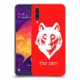 זאב כיסוי מגן קשיח בעיצוב אישי עם השם שלך ל Samsung Galaxy A50 יחידה אחת סקרין מובייל