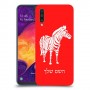 זברה כיסוי מגן קשיח בעיצוב אישי עם השם שלך ל Samsung Galaxy A50 יחידה אחת סקרין מובייל