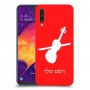 כינור כיסוי מגן קשיח בעיצוב אישי עם השם שלך ל Samsung Galaxy A50 יחידה אחת סקרין מובייל