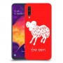 טלה כיסוי מגן קשיח בעיצוב אישי עם השם שלך ל Samsung Galaxy A50 יחידה אחת סקרין מובייל