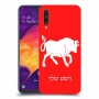 שור כיסוי מגן קשיח בעיצוב אישי עם השם שלך ל Samsung Galaxy A50 יחידה אחת סקרין מובייל