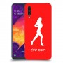 ג'וגלין - אישה כיסוי מגן קשיח בעיצוב אישי עם השם שלך ל Samsung Galaxy A50 יחידה אחת סקרין מובייל