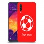 כדורגל - כדור כיסוי מגן קשיח בעיצוב אישי עם השם שלך ל Samsung Galaxy A50 יחידה אחת סקרין מובייל