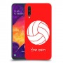 כדורעף - כדור כיסוי מגן קשיח בעיצוב אישי עם השם שלך ל Samsung Galaxy A50 יחידה אחת סקרין מובייל