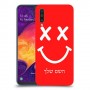 סמיילי כיסוי מגן קשיח בעיצוב אישי עם השם שלך ל Samsung Galaxy A50 יחידה אחת סקרין מובייל