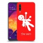 וודו כיסוי מגן קשיח בעיצוב אישי עם השם שלך ל Samsung Galaxy A50 יחידה אחת סקרין מובייל