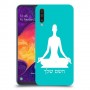 יוגה כיסוי מגן קשיח בעיצוב אישי עם השם שלך ל Samsung Galaxy A50 יחידה אחת סקרין מובייל