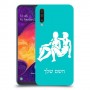 תאומים כיסוי מגן קשיח בעיצוב אישי עם השם שלך ל Samsung Galaxy A50 יחידה אחת סקרין מובייל