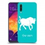 שור כיסוי מגן קשיח בעיצוב אישי עם השם שלך ל Samsung Galaxy A50 יחידה אחת סקרין מובייל