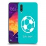כדורגל - כדור כיסוי מגן קשיח בעיצוב אישי עם השם שלך ל Samsung Galaxy A50 יחידה אחת סקרין מובייל