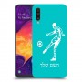 שחקן כדורגל כיסוי מגן קשיח בעיצוב אישי עם השם שלך ל Samsung Galaxy A50 יחידה אחת סקרין מובייל