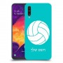 כדורעף - כדור כיסוי מגן קשיח בעיצוב אישי עם השם שלך ל Samsung Galaxy A50 יחידה אחת סקרין מובייל