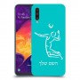 שחקן כדורעף כיסוי מגן קשיח בעיצוב אישי עם השם שלך ל Samsung Galaxy A50 יחידה אחת סקרין מובייל
