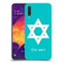 מגן דוד - ישראל כיסוי מגן קשיח בעיצוב אישי עם השם שלך ל Samsung Galaxy A50 יחידה אחת סקרין מובייל
