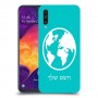 עולם כיסוי מגן קשיח בעיצוב אישי עם השם שלך ל Samsung Galaxy A50 יחידה אחת סקרין מובייל