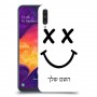סמיילי כיסוי מגן קשיח בעיצוב אישי עם השם שלך ל Samsung Galaxy A50 יחידה אחת סקרין מובייל