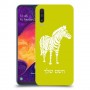 זברה כיסוי מגן קשיח בעיצוב אישי עם השם שלך ל Samsung Galaxy A50 יחידה אחת סקרין מובייל