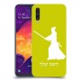 סמוראי כיסוי מגן קשיח בעיצוב אישי עם השם שלך ל Samsung Galaxy A50 יחידה אחת סקרין מובייל