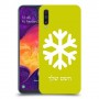 שלג כיסוי מגן קשיח בעיצוב אישי עם השם שלך ל Samsung Galaxy A50 יחידה אחת סקרין מובייל
