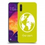 עולם כיסוי מגן קשיח בעיצוב אישי עם השם שלך ל Samsung Galaxy A50 יחידה אחת סקרין מובייל
