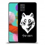 זאב כיסוי מגן קשיח בעיצוב אישי עם השם שלך ל Samsung Galaxy A51 יחידה אחת סקרין מובייל