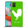 תרנגול כיסוי מגן קשיח בעיצוב אישי עם השם שלך ל Samsung Galaxy A51 יחידה אחת סקרין מובייל