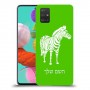 זברה כיסוי מגן קשיח בעיצוב אישי עם השם שלך ל Samsung Galaxy A51 יחידה אחת סקרין מובייל