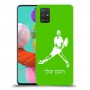 שחקן טניס כיסוי מגן קשיח בעיצוב אישי עם השם שלך ל Samsung Galaxy A51 יחידה אחת סקרין מובייל