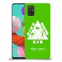 טריאתלון כיסוי מגן קשיח בעיצוב אישי עם השם שלך ל Samsung Galaxy A51 יחידה אחת סקרין מובייל