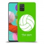 כדורעף - כדור כיסוי מגן קשיח בעיצוב אישי עם השם שלך ל Samsung Galaxy A51 יחידה אחת סקרין מובייל