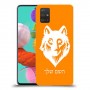 זאב כיסוי מגן קשיח בעיצוב אישי עם השם שלך ל Samsung Galaxy A51 יחידה אחת סקרין מובייל