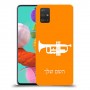 חצוצרה כיסוי מגן קשיח בעיצוב אישי עם השם שלך ל Samsung Galaxy A51 יחידה אחת סקרין מובייל