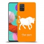 שור כיסוי מגן קשיח בעיצוב אישי עם השם שלך ל Samsung Galaxy A51 יחידה אחת סקרין מובייל