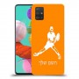 שחקן טניס כיסוי מגן קשיח בעיצוב אישי עם השם שלך ל Samsung Galaxy A51 יחידה אחת סקרין מובייל